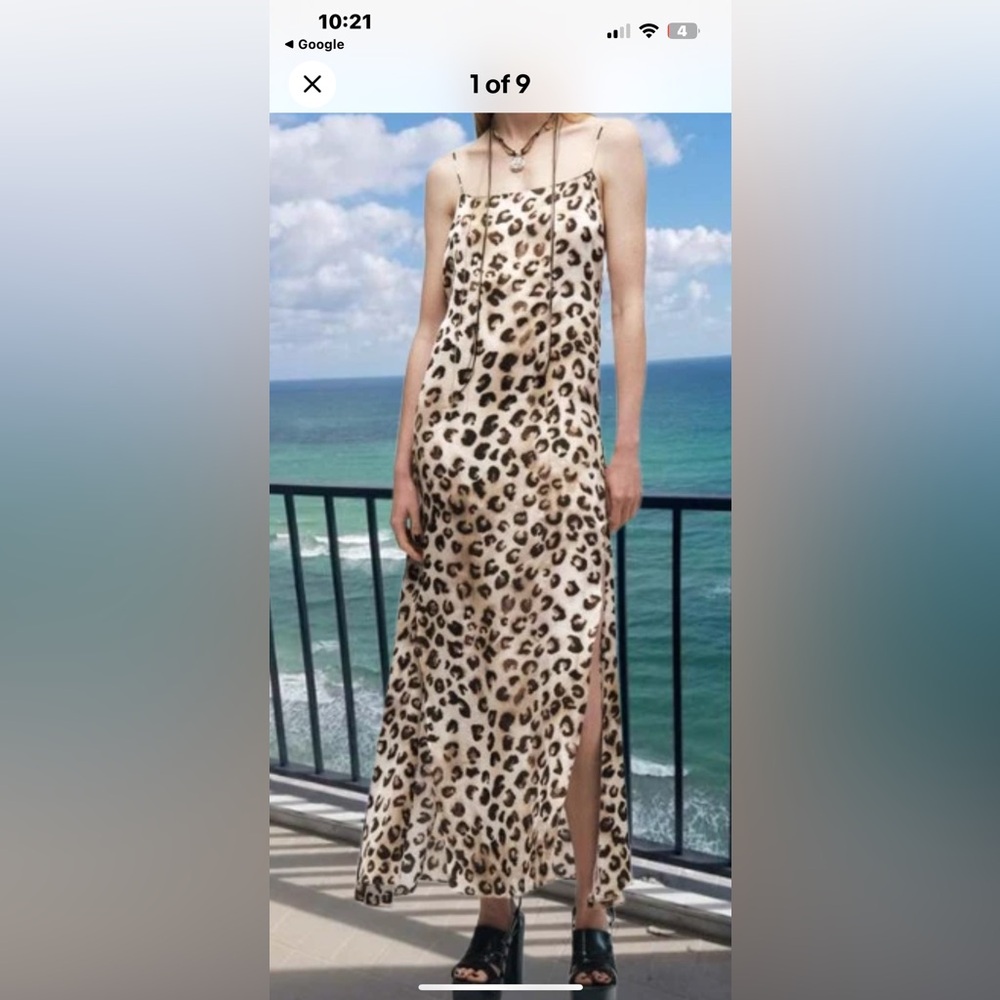 Leopard Print ZMaxi Dress
